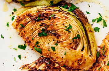air fryer roasted cabbage