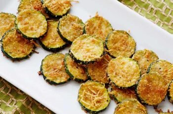 Crispy Parmesan Zucchini Rounds