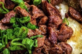 Loaded Baked Potato with Steak Bites