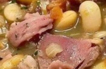 Crockpot White Bean and Ham Soup