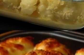 Recipe for Cauliflower with Cheese baked in the oven.