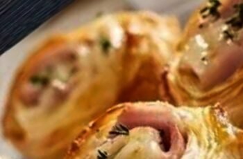 Ham and Cheese Puff Pastry Pinwheels