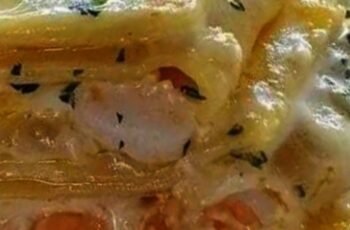 🍤 Garlic Butter Shrimp Scampi Lasagna 🍤