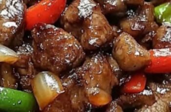 Sizzling Chinese Pepper Steak with Onions