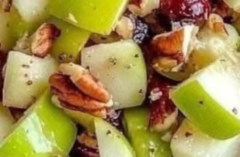 Fresh Apple Cranberry Pecan Salad