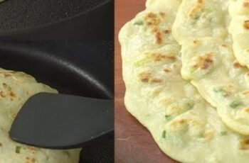3-Minute Liquid Dough Garlic Flatbread No Yeast No Kneading, Quick, Easy and Healthy