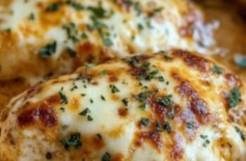 Slow Cooker Cheesy Mozzarella Chicken