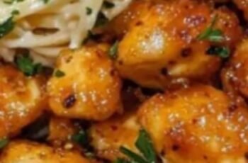 Lemon Garlic Butter Chicken with Parmesan Linguine