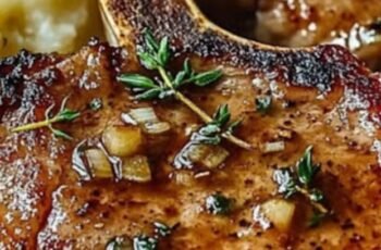 Buttery Garlic Pork Chops with Smooth Mashed Potatoes