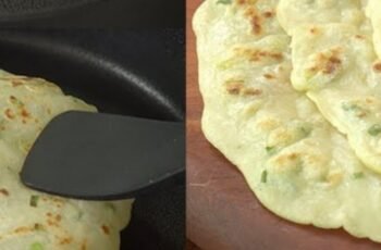 3-Minute Liquid Dough Garlic Flatbread: No Yeast, No Kneading, Quick, Easy, and Healthy