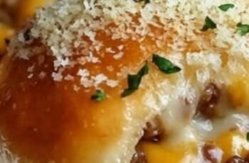Garlic Parmesan Cheeseburger Bombs