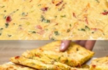 Savory Potato Pancake with Creamy Yogurt Sauce