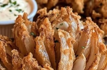 Airfryer Blooming Onion for breakfast in english plseae