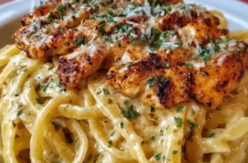 SMOKY CAJUN CHICKEN LINGUINE IN BUTTER CREAM SAUCE
