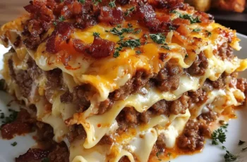 Parmesan Garlic Bacon Cheeseburger