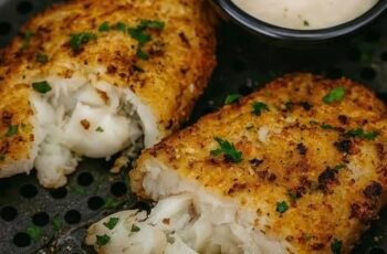 Crispy and Flaky Air Fryer Breaded Cod