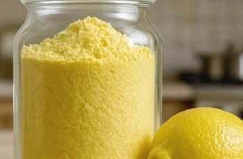 Making lemon powder is very easy