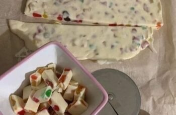Four Ingredient Nougat Bars