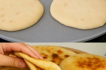 Bread in 10 Minutes! No Oven! The Easiest Homemade Flatbread Recipe
