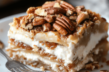 Pecan Pie Lasagna with Creamy Dressing: A Unique Twist