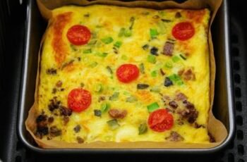 Juicy and Fluffy Air Fryer Omelette