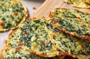 Mediterranean Spinach and Feta Crisps