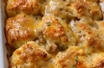 Chicken Bubble Biscuit Bake Casserole
