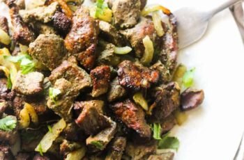 Air Fryer Beef Liver and Onions