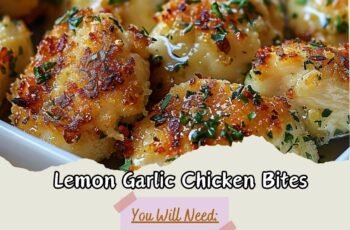 Lemon Garlic Chicken Bites Recipe
