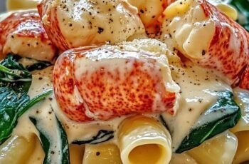 Creamy Lobster Alfredo Pasta