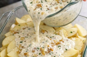 Creamy Garlic Herb Potato Bake