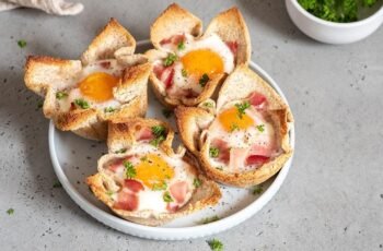 Egg-in-Toast Cups in an Air Fryer