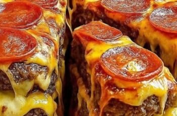 Ultimate Double Cheeseburger Pizza Stack
