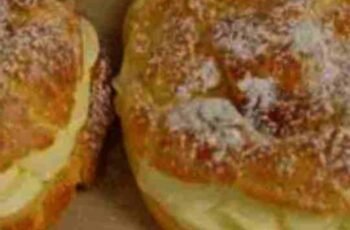 Lemon Cream Puffs with Mascarpone Filling