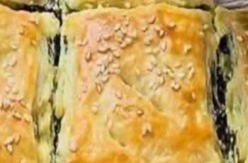 Spinach and Cheese Puff Pastry Squares