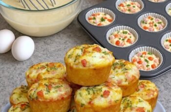 Vegetable Omelet Muffins for Kids Recipe