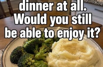 Creamy Mashed Potatoes with Garlic Butter Broccoli