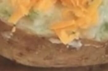 Twice-Baked Cheddar & Broccoli Stuffed Potatoes